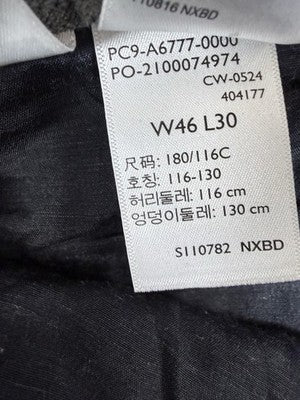 Dockers Signature Pleated Khaki Pants 46x30 Big & Tall Mens Black New NWT