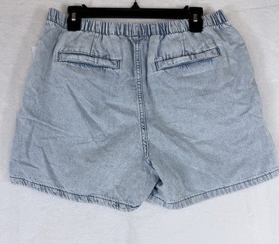 Gap Denim Shorts Women Medium Tall Mid Rise UltraSoft Easy Light Blue New NWT