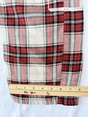 American Eagle Flannel Pajama Pants Small Mens Lounge Pants Red Plaid PJ Sleep