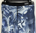 Nike Pro Womens Large Training Leggings Cropped Dri Fit Blue Workout Gym