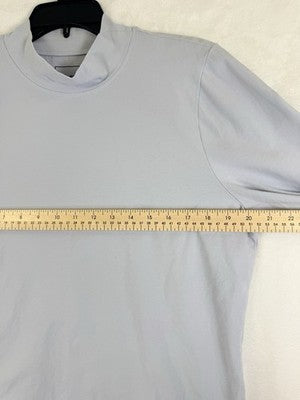 The North Face Top XXL Mock Turtleneck Long Sleeve Knit Light Blue Womens