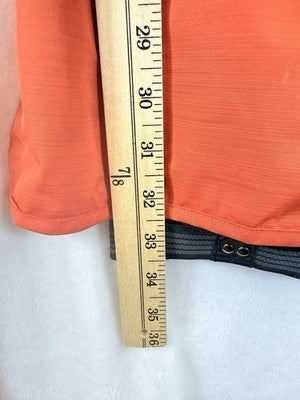 Burton Snowboard Pants Women Large Cargo Elite Pants Orange Ski Snow