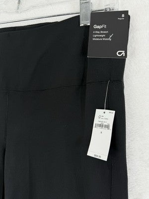 GapFit Leggings Small Women Black New NWT Knit Pants Pull On Straight Gap Fit