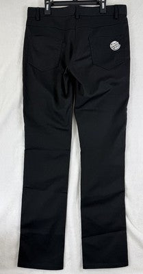 Burger King Uniform Womens 8 Jeans Pants Embroidered Logo Black Crew Employee