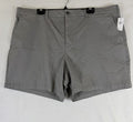 Gap 6” Vintage Shorts 42 Mens Gray Cotton Blend New NWT