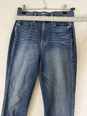 Ayr Jeans 27 27x26 The Riser Womens Blue Skinny High Rise