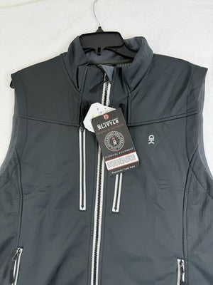Little Donkey Andy Vest XL Black Softshell Lightweight Mens Full Zip New NWT