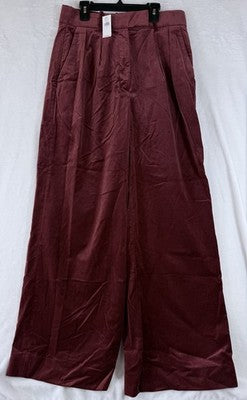 Banana Republic Wide Leg Pants 6 Womens Velvet High Rise New NWT $180