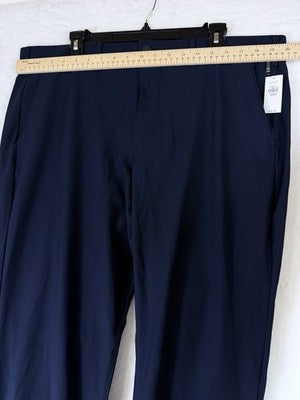 Gap Hybrid Slim Khakis Pants 38x30 Mens Navy Blue Tech Modern New NWT