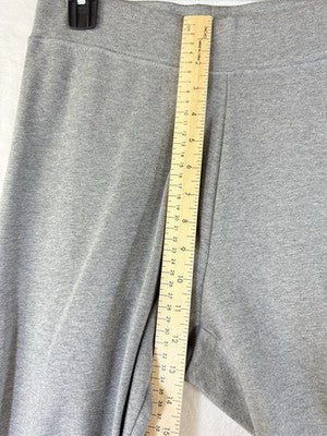 Coldwater Creek Endless Comfort Slim Leg Pants Medium Gray Knit Pull On Womens