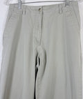 LL Bean Womens 8 Khaki Pants Tan Beige Vintage 90s High Rise 100% Cotton
