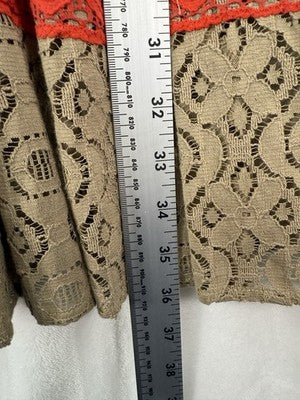 BCBG Max Azria Cocktail Dress 0 Dasen Short Sleeve Lace Fit Flare $298 NEW