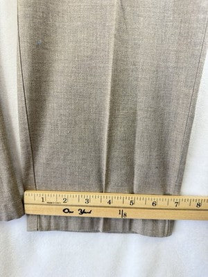 Vineyard Vines Dress Pants Mens 33x32 Beige Made In Italy Straight Fit Cotton