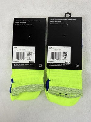 Nike Spark Running Socks No Show Cushioned Men 6-7.5 Women 7.5-9 Medium New