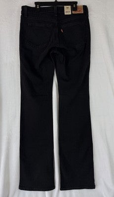 Levis Superlow Bootcut Jeans 28 Black 28x34 Womens Low Rise Boot Cut Levi’s New