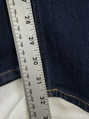 Old Navy Jeans 28 Long High Rise Straight Leg Plus Size Womens Dark Blue
