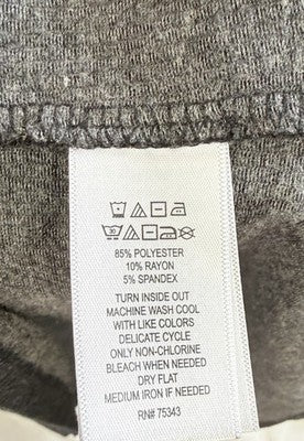 Artisan NY Dress Small Gray Knit Fit & Flare
