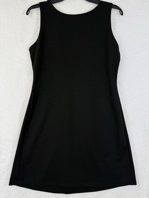Charlotte Russe Dress Small Black Knit Sleeveless Short Bodycon Womens