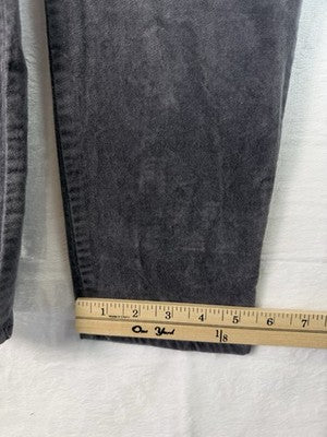 Gap Velvet Pants 30 True Skinny Gray Velveteen Denim Womens