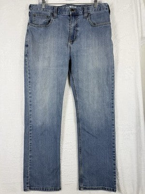 Carhartt Relaxed Fit Jeans 34x30 Blue Rugged Flex Work Mens