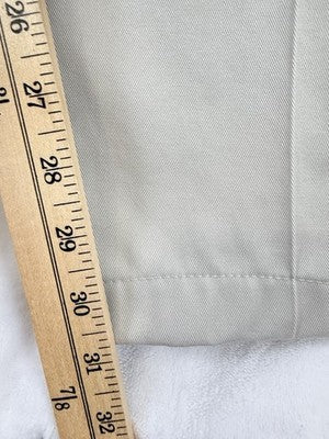 LL Bean Mens Pants 40x34 Free Double L Chinos Natural Fit Plain Front Beige Tan