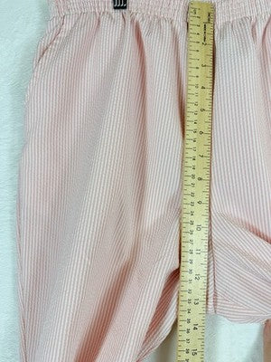 Blair Women’s Clothing Jacket Pants Large Petite Pink Seersucker Outfit Lot Set