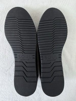 Soul Naturalizer Idea Ballet Flat Women 7.5 Indigo Leather Slip On Almond Toe