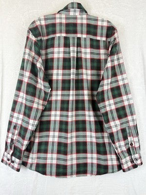 Dixxon Flannel Medium Mens Long Sleeve Snap On Tools Collab Green Plaid