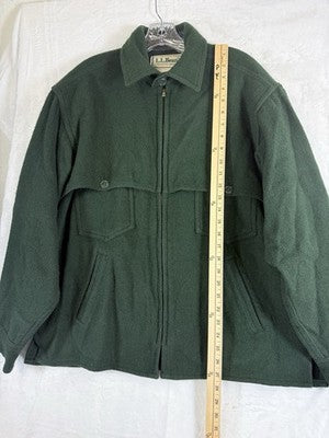 Vintage LL Bean Wool Field Jacket Large Mens Hunting 70s 80s Made In USA