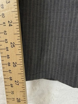 J Crew Bedford Pants 34x30 Mens Gray Herringbone 100% Cotton Straight Leg