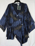 Ivy Reed Top 1X Tunic Artsy Lagenlook Art To Wear Asymmetrical Women Boho New