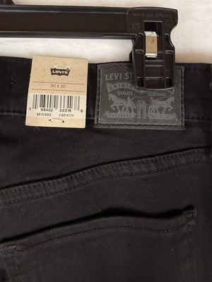 Levis 318 Shaping Wide Leg Jeans 30 Womens Black 30x30 Levi’s New NWT