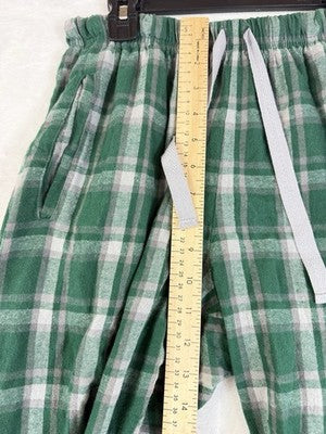 Skidmore College Flannel Pajama Pants Small Womens Pjs Sleep Green Plaid