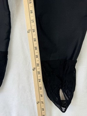 Obermeyer Ski Pants Women 10 Vintage High Waist Black Wool Blend Snow