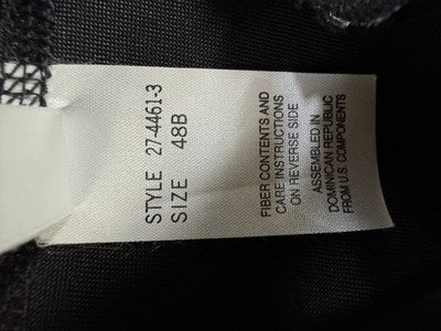 Comfort Choice Longline Bra 48B Black Posture Wireless Front Closure Lot 3 Lace