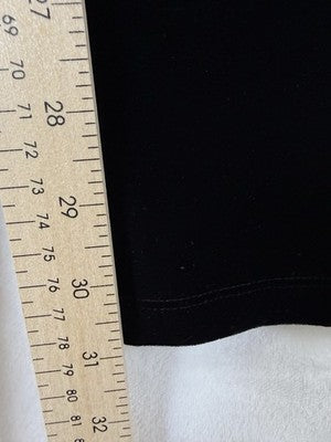 INC International Concepts Pants Women 10 Black Velvet Skinny Stretch