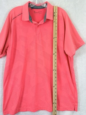 Under Armour Polo XL Loose Heat Gear Mens Short Sleeve Shirt