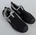Lands End Water Shoes 11 Womens Black Gray Slip On Swimming EXC