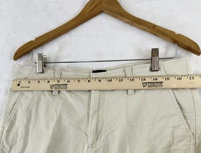 Gap Mid Rise Shorts Womens 10 Tan Khaki Chino 5” Cotton Stretch