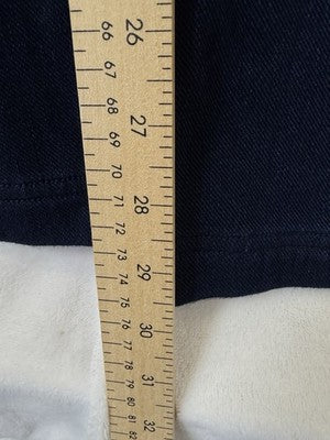 Appleseeds Pants Medium Pull On Denim Dark Blue Womens