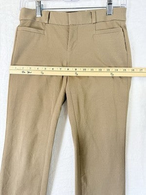 Banana Republic Sloan Pants 00 Petite Womens Beige