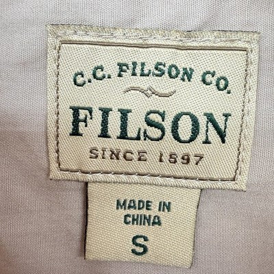 CC Filson Feather Cloth Shirt Small Womens Tan Button Up Long Sleeve Top New NWT