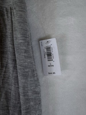 Gap Pajama Pants Large Petite Gray Womens Softest Modal PJ Sleep New NWT
