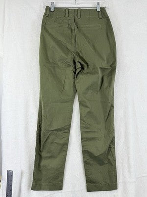 Gap Downtown Khaki Pants 0 Womens Green New NWT Khakis Cotton Stretch