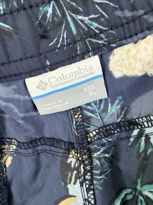 Columbia Shorts Womens XXL Sandy River Short II 5” Nylon Birds Pockets New NWT