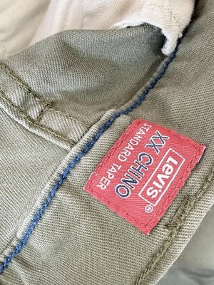 Levis XX Chino Standard Taper Pants 34x30 Green