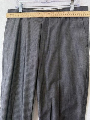 J Crew Bedford Pants 34x30 Mens Gray Herringbone 100% Cotton Straight Leg