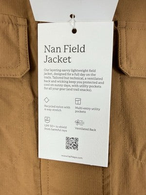 Halfdays Nan Field Jacket XS Womens Nuthatch Brown Utility New NWT $145