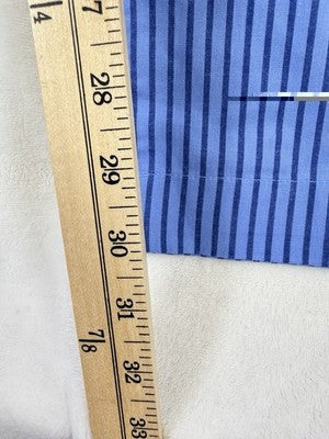 Gap Poplin Pajama Pants Medium Blue Striped Womens 100% Cotton New NWT