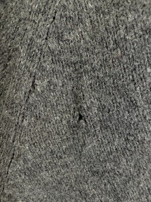 Harley Davidson Sweater Mens XL Gray Logo Wool Blend *FlawRead
